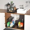 HL-YMXQ Under Sink Organizer 2 Pack, Pull Out Cabinet Organizer