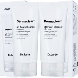 Dr. Jart+ Dermaclear pH Foam Cleanser 120ml x 2 / 닥터자르트 더마클리어 pH 폼 클렌저 120ml x 2개
