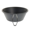 Keystone Mercury Embossed Shera Cup, Matte Black, Φ4.8 x L6.7