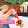NINEFOX 55 Pcs Lunch Bento Box Accessories, Including Mini Condiment