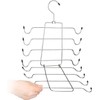 Pack of 2 Folding Clothes Hangers Space-Saving Multi-Layer Hanger Bra