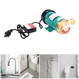 Pressure Pumps,115V/60Hz 1 inch Outlet 120W Water Pressure Booster Pump,Automatic Household Shower Booster Pump with Water Flow Switch for Home Kitchen Bathroom (1 inch Outlet)