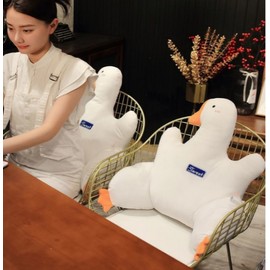 Cute Big Goose Lumbar Back Cushion for Car & Office lf1688 Free Size/Gray 5ea