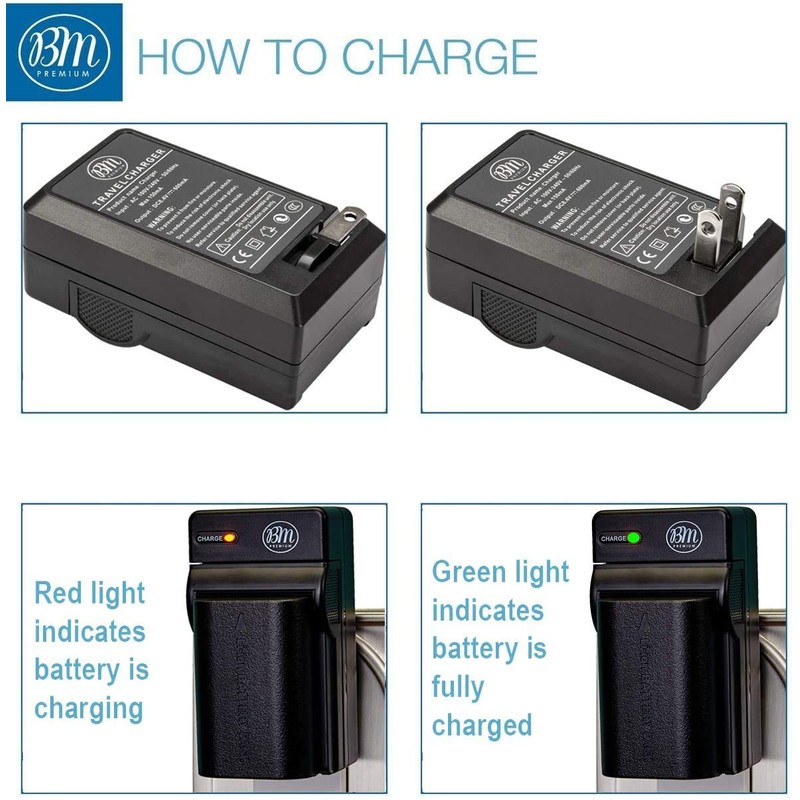 BM Premium 4 Pack of LP-E6NH High Capacity Batteries and