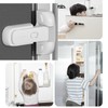 Refrigerator Fridge Freezer Door Lock for Kids, Child Proof Refrigerator