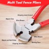 WORKPRO Fencing Plier 10-inch Multi Tool Fence Plier Staple Puller