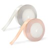 WELANE Satin Ribbon, 2 PCS Pink & White Silk Ribbon