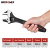 MAXPOWER Adjustable Wrench 250mm, 3-in-1 Multifunctional Adjustable Spanner with Pipe