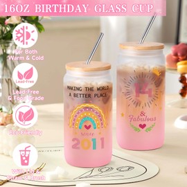 14th Birthday Gifts for Girls, Gift for 14 Year Old Beautiful Teen Girl, 14 Year Old Girl Gifts, Best Popular Present for Aged 14 Born in 2011, 14th Birthday Decorations for Girls
