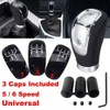 HOCSTONE Universal 5-speed/6-speed Aluminum Alloy + PU Leather Gear Shifter