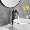 GGStudy Oil Rubbed Bronze Swan Shape Single Handle One Hole