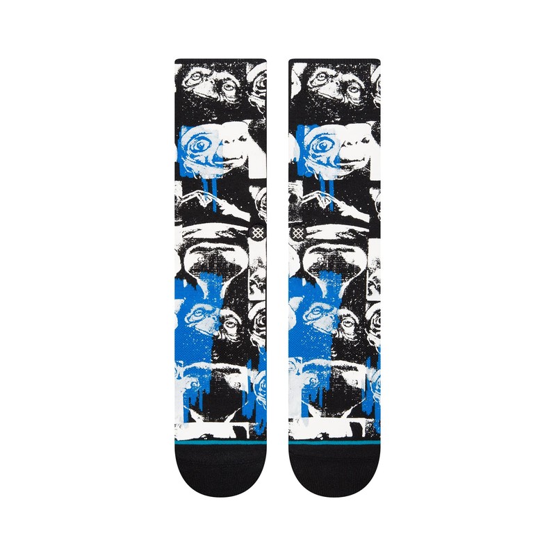 Stance Phone Home Crew Socks (Medium, Black)