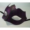 mgmb Purple Black Venetian Mask Masquerade Mardi Gras