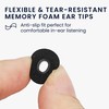 kwmobile 6 Memory Foam Ear Tips for In Ear Headphones