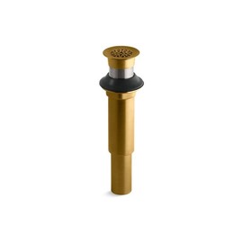 Kohler K7108-2MB Decorative 1-1/4" Drain Assembly - Less Overflow Vibrant Brushed Moderne Brass