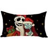 Pycat Christmas Jack Lumbar Decorative Throw Pillow Cover 12 x