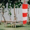 Yardwe Windsock 60cm Airport Windsock Rip-stop Wind Direction Measurement Sock
