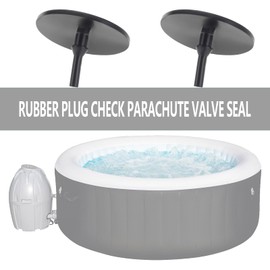 The Lord of the Tools Rubber Check Valve Replacement Rubber Check Valve Compatible with Lay-Z-Spa Air Blower, One Way Valve, Rubber Inner Lining Valve, Black Pack of 2