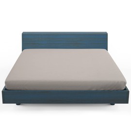 Home Still Fitted Bed Sheet | Super Soft Polycotton & Stretch Micro Knitted Fabric | Washable Soft Flexible & Easy to Tidy Up | Single Size 100x200x30cm Beige