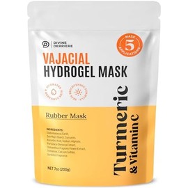 Divine Derriere Mascarilla De Hidrogel Vajacial - Mascarilla Modeladora Premium Con Cúrcuma Y Vitamina C - Mascarilla Facial Y Vajacial Depurante Y
