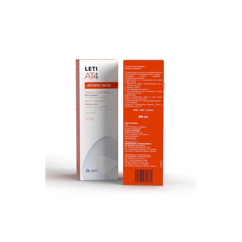 Leti At4 Crema Corporal Tubo 200ml