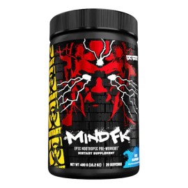 Pre Entreno Mind Fk Mutant 460 Gr 20 Serv Sabor Mora Azul                                                                                             