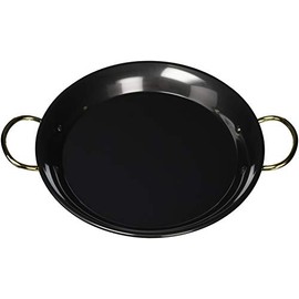 EBM Iron Blue Temper Paella Pot 28cm