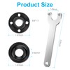 pwkauka 7PCS Angle Grinder Nut Angle Grinder Flange Wrench Kit,
