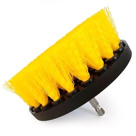Brush Attachment Cordless Screwdriver Medium Hardness, Ideal for Natural Stone, Wood, Concrete, Bathroom, Toilet, Bathtub, Car, Kitchen, and Much More - Drill Brush