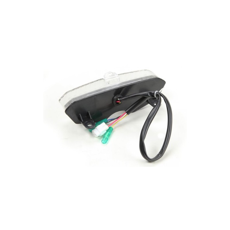 Integrated Sequential LED Tail Lights Clear Lens for 2003-2005 Yamaha