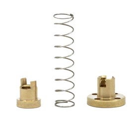 ReliaBot 2pcs T8 Tr8x4 Anti Backlash Spring Loaded Nut Elimination Gap for 4mm Lead Acme Threaded T8x4 Lead Screw (2mm Pitch, 2 Start, 4mm Lead)