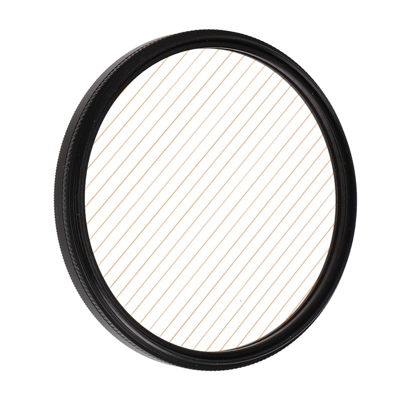 Gold Streak Digital Camera Lens Filter Antiscratch Optical Glass Aluminum