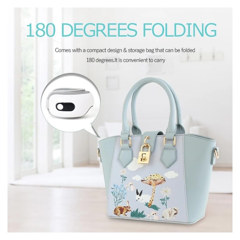 TLINNA Eye Massager with Airbag Kneading,Constant Temperature Hot Compress, Multi-Frequency