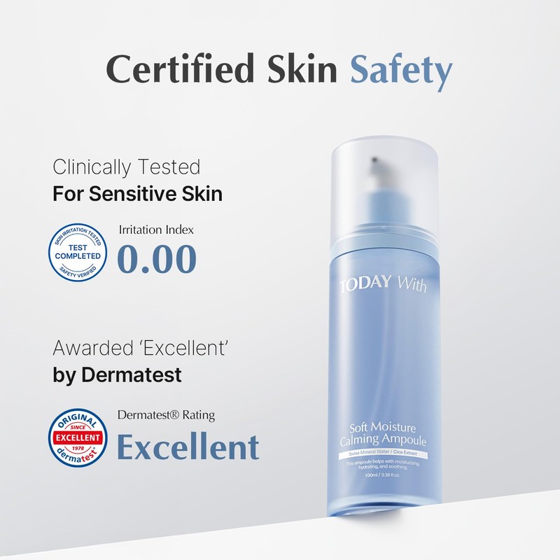 【TODAY With】 ソフト モイスチャー カーミング アンプル 100ml / 美容液 さっぱり