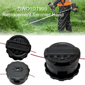 DWO1DT995 Replacement Trimmer Head Compatible with for Dewalt DCST922P1 DCST922B DCST972X1 DCST920 DCST922 DCST970 DCST990 Cordless String Trimmer, Replacement Head with Pre-Wound 0.080" 20Ft Line