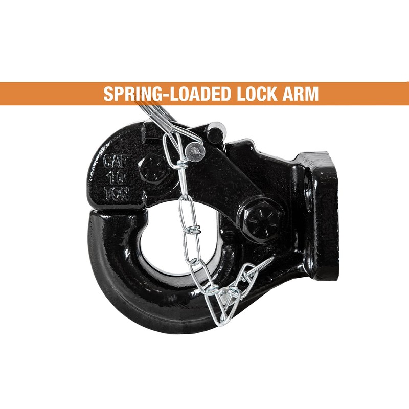 Buyers Products PH10 10 Ton Pintle Hook, MGTW 20,000 Lbs