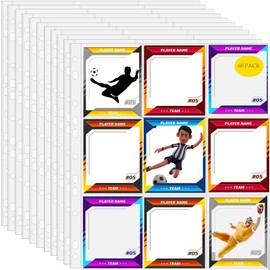 1080 Pockets Trading Card Sleeves, 9 Pocket Hockey Cards Sleeves, Ultra-Clear Card Protectors Sheets for Football Cards, Baseball Cards, Game Cards, Coupons, Fit for 3 Ring Binder,60 PCS