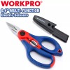WORKPRO Electricians Scissors 6.4-INCH Professional Electrician Shears Stainless