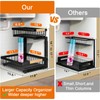 2 Pack Under Sink Organizer, Adjustable Height, 2 Tier Pull