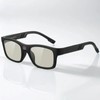 Paleshy Color-Changing Polarized Glasses - Anti-Glare Black Aviator for Fishing,