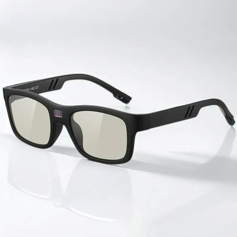 Paleshy Color-Changing Polarized Glasses - Anti-Glare Black Aviator for Fishing,