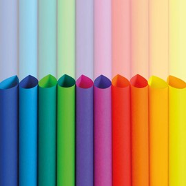 MarpaJansen Folding Sheets Pack Duo-Color Origami Paper (15 x 15 cm, 60 Sheets, 80 g/m²) - White/Black