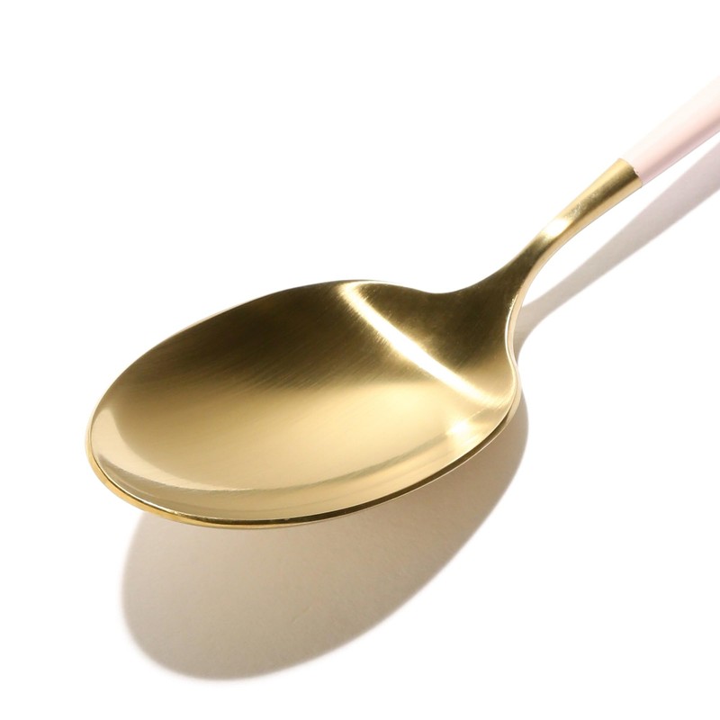 Francfranc Franc Velle Dinner Spoon Gold x Pink