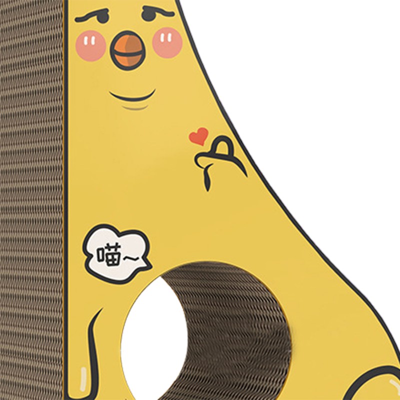 Triangle Cat Scratcher Slope Corrugated Cardboard Slope Vertical Pad with