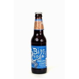 Maine Root Soda - Fair Trade Craft Soda in Glass Bottles (Blueberry 24 Pack)