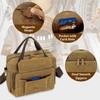 Damero Bible Tote Bag for Men, Large Bible Bag with