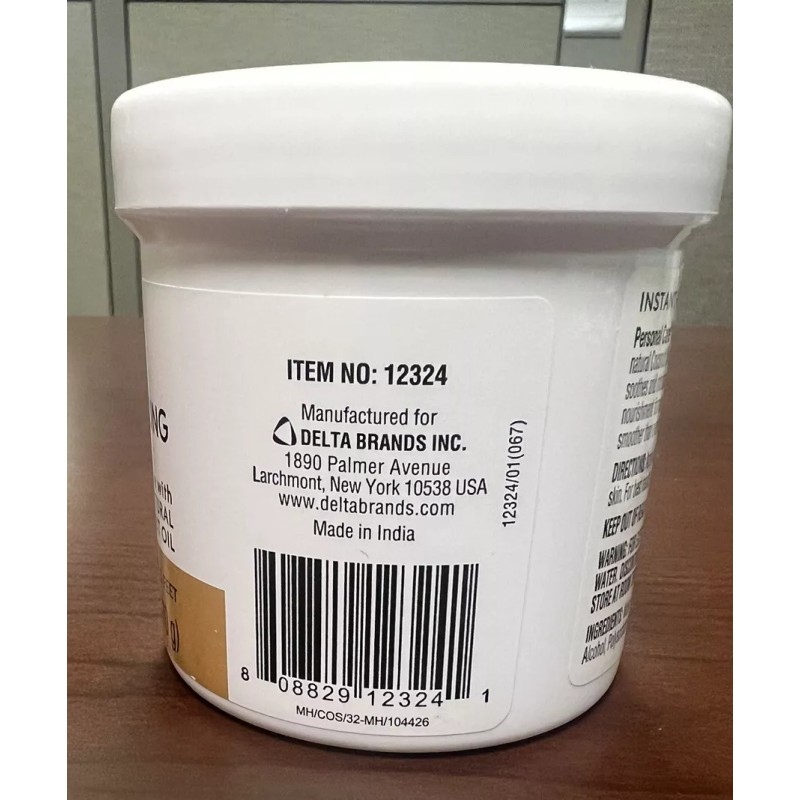 Delta Brands Inc Coconut oil Moiturizing Cream/ Lotion with Vitamin