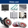 YDROWN 5 Inch Diamond Grinding Electroplated Flap Disc for Glass