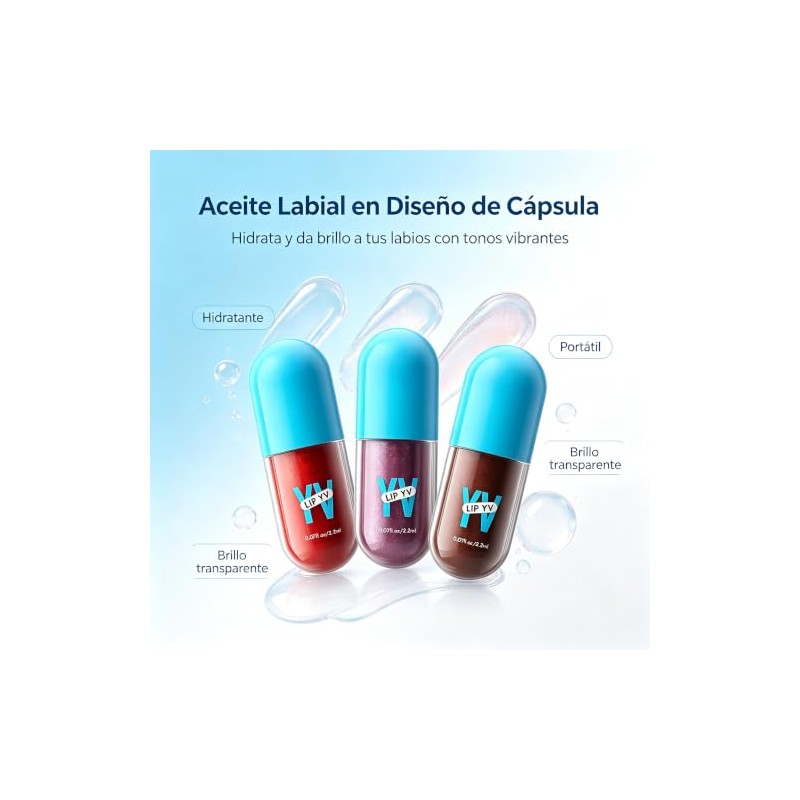 Set de Brillos Labiales con Aguacate, Set B, 3 Piezas
