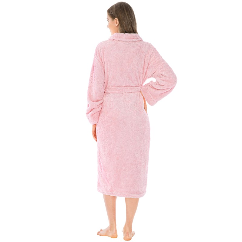PAVILIA Premium Womens Plush Soft Robe Fluffy, Warm, Fleece Sherpa